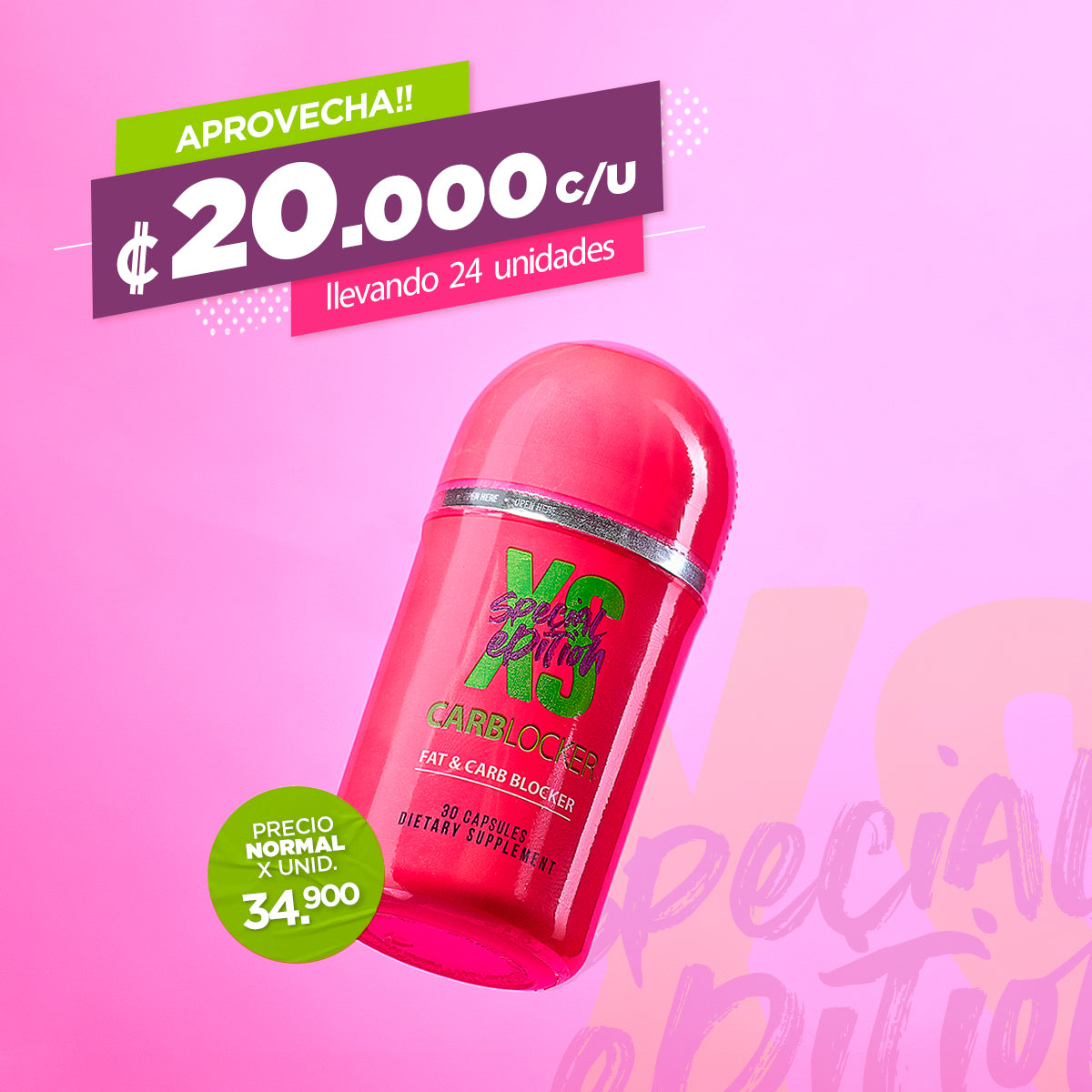 XS Special edition™ CARBLOCKER X 24 UNIDADES